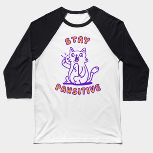 Stay Pawsitive Baseball T-Shirt